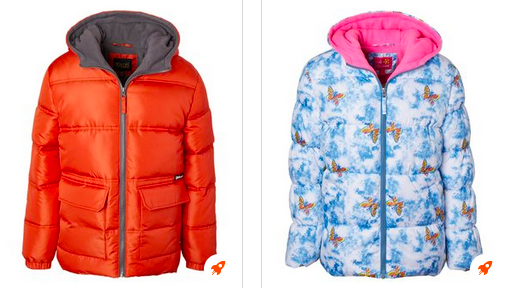 Baby and Kid’s Puffer Coats only $14.39 after Exclusive Discount!