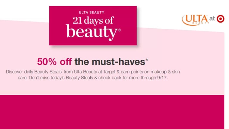 50% off Beauty Must-Haves Daily Through 9/17 at Target