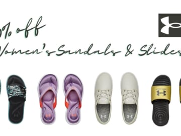 Under Armour | 50% off Women’s Slides & Sandals