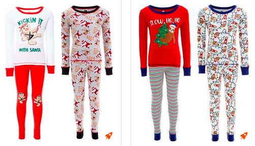 Holiday Pajama Sets for the Family just $8.79 and under!