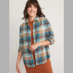 Today Only! 50% All Old Navy Shirts and Blouses for Women + Men + Girls + Boys – Includes Plaid Long Sleeved Shirts for the Family + Uniform Shirts for Kids