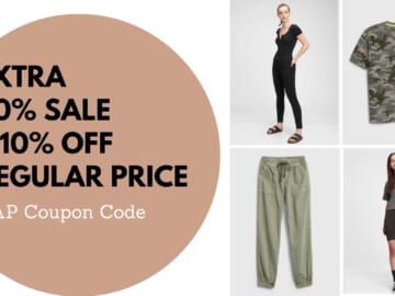 GAP Coupon Code | 50% Off Sale + 10% Off Regular Price