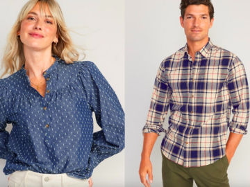 Old Navy: 50% off Shirts and Blouses for the Family Today!