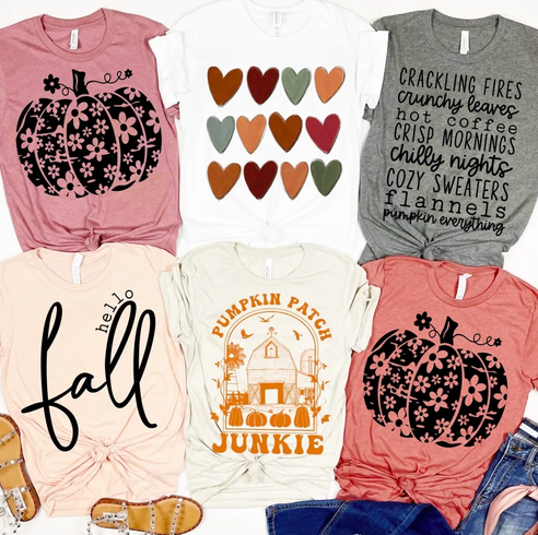 Fall Heart Tees only $19.99 shipped!