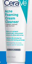 CeraVe Acne Foaming Cream Cleanser