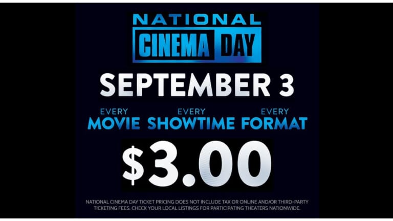 All Movie Tickets Are Only $3 On 9/3!