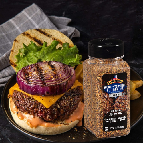 McCormick Grill Mates Worcestershire Pub Burger Seasoning, 10.62 Ounce as low as $4.37 After Coupon (Reg. $25.95) + Free Shipping – Gluten free, No artificial flavors and no MSG added!