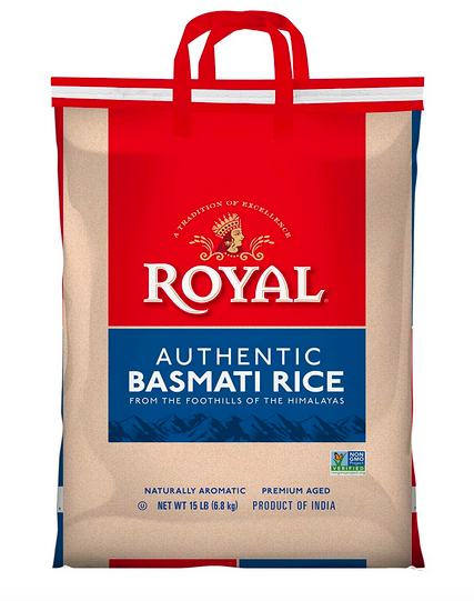 Authentic Royal Royal Basmati Rice, 15-Pound Bag only $14.24 shipped!