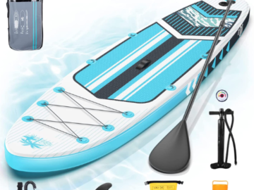 Ultivigor Inflatable Stand Up Paddle Board $118.99 After Code + Coupon (Reg. $296) + Free Shipping!