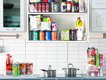 8-Pack Clear Pantry Organizer Bins $25.99 Shipped Free (Reg. $28) – 23K+ FAB Ratings! $3.25 Each!