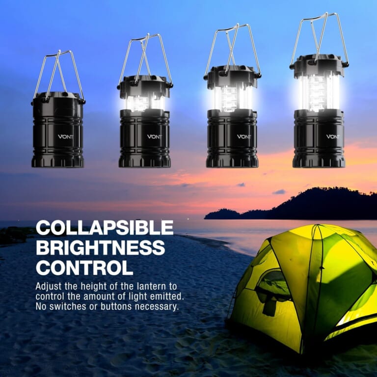 Today Only! Vont Collapsible LED Camping Lanterns from $4.75 PER LANTERN Shipped (Reg. $5+) + Buy 2, save 5%