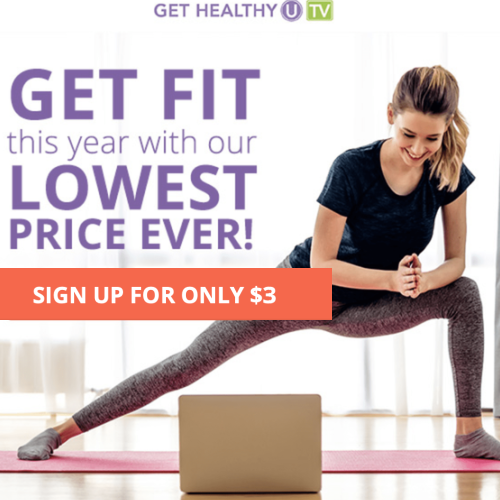 Get Fit in No Time with Healthy U TV, Sign up now for Just $3