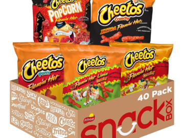 40-Count Cheetos Flamin’ Hot Variety Pack as low as $13.50 After Coupon (Reg. $20.77) + Free Shipping – 34¢/bag!