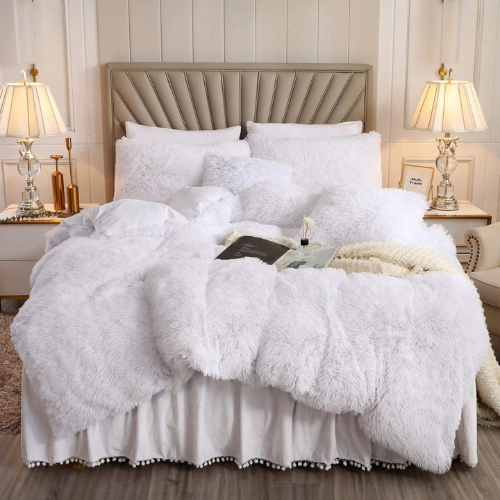 3-Piece Plush Shaggy Duvet Cover Set $49.19 After Code (Reg. $81.99) + Free Shipping