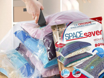 Save $5 on Spacesaver Vacuum Seal Bags from $5 EACH Small Bag After Coupon! FAB Ratings!