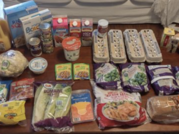 Brigette’s $105 Grocery Shopping Trip and Weekly Menu Plan for 6