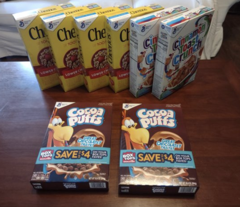 Brigette’s CVS Shopping Trip: 8 Boxes of Cereal for $1.92 total!