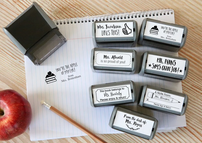 Self-Inking Teacher Stamps only $14.99 shipped!