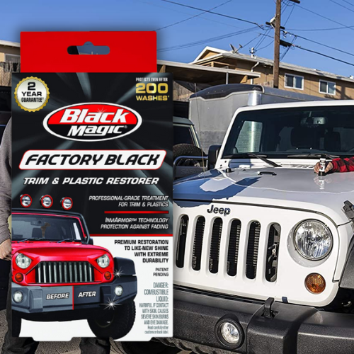 Black Magic Factory Black Trim & Plastic Restorer for Vehicles 2 Oz $7 (Reg. $14) – FAB Ratings! LOWEST PRICE!