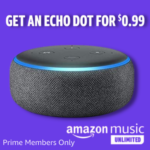 Get an Echo Dot for just $0.99 with Amazon Subscription