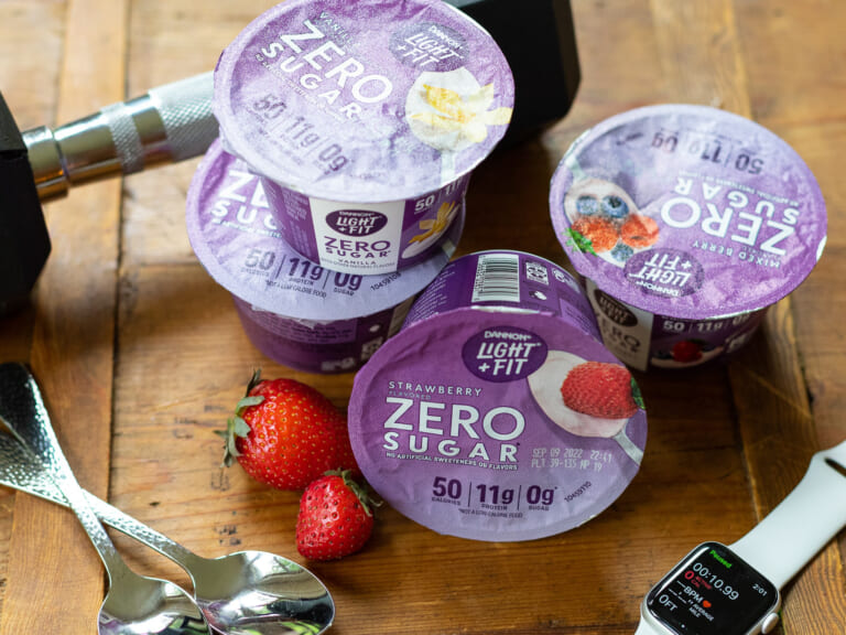 Load Your Coupon For A FREE Light + Fit Zero Sugar Single Serve Yogurt At Publix