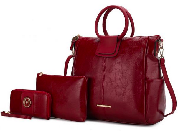 MKF CollectionZori 3-Piece Vegan Leather Women’s Tote with Pouch & Wallet only $54.99 shipped (Reg. $300!)