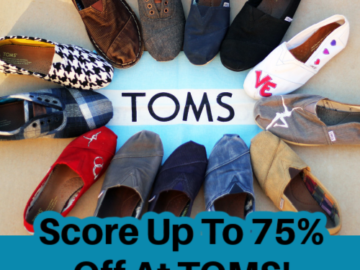 Don’t Miss This 75% Off Surprise Sale at TOMS!