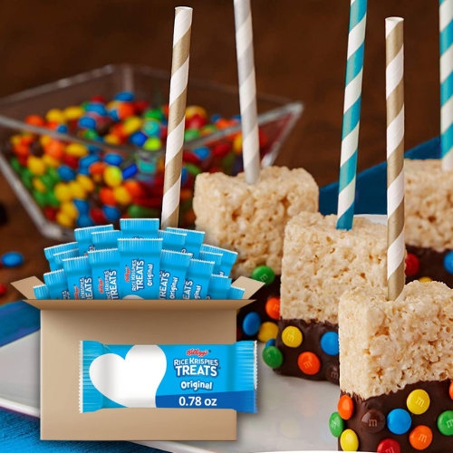 54-Count Kellogg’s Rice Krispies Treats Original Marshmallow Snack Bars as low as $9.50 After Coupon  (Reg. $27) + Free Shipping! 18¢ per Bar!