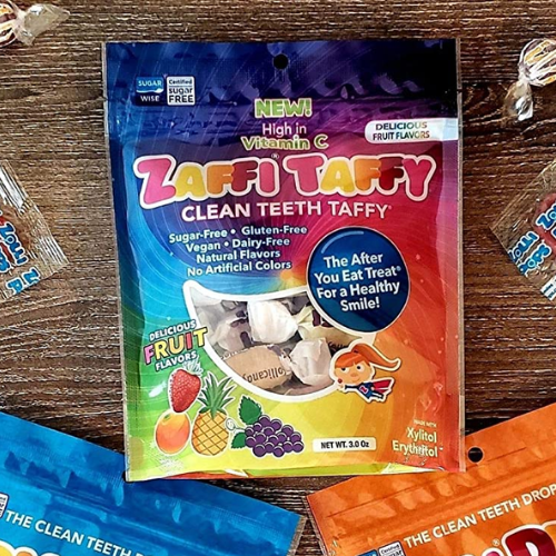 Zollipops Clean Teeth Fruit Flavored Zaffi Taffy Halloween Treats, 10 Oz as low as $6.29 Shipped Free (Reg. $12) – FAB Ratings! Sugar-Free, Gluten-Free, Vegan, & Dairy-Free!