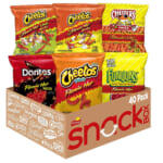 40-Count Frito Lay Flamin’ Hot Variety Pack as low as $16.30 After Coupon (Reg. $23.29) – $0.41 each! + Free Shipping – Cheetos, Doritos, Chester’s & Funyuns