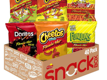 40-Count Frito Lay Flamin’ Hot Variety Pack as low as $16.30 After Coupon (Reg. $23.29) – $0.41 each! + Free Shipping – Cheetos, Doritos, Chester’s & Funyuns