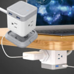 Save 40% on BESTEK Vertical Cube Power Strip with 3 Outlets, 4 USB Ports $12.59 After Code (Reg. $20.99) – 5Ft. Extension Cord and Detachable Base, 3 Colors