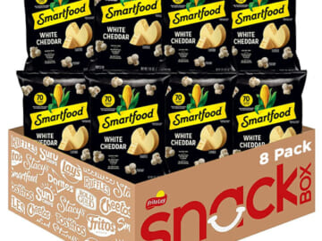 8-Count Smartfood White Cheddar Flavored Popcorn as low as $13.23 After Coupon (Reg. $20.35) – $1.65/2.0 Ounce Pack! + Free Shipping – Gluten-Free