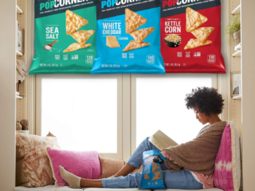 20 Variety Pack PopCorners Gluten-Free Chips as low as $10.72 After Coupon (Reg. $20) + Free Shipping! 54¢ per 1 Oz Bag! Sea Salt, Kettle Corn, & White Cheddar Flavors!