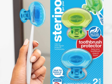 2-Count Steripod Clip-On Toothbrush Protectors as low as $3.21 After Coupon (Reg. $7.59) + Free Shipping – 4K+ FAB Ratings! $1.61 Each!