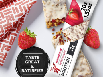 20-Count Kellogg’s Special K Protein Bars, Strawberry $16.04 After Coupon (Reg. $28.08) – 80¢/bar!