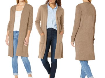 Amazon Essentials Women’s Lightweight Longer Length Cardigan from $13.93 (Reg. $31.40) – Sizes are from XS to XXL!