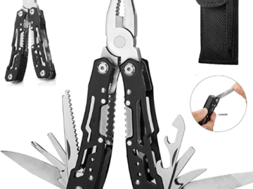 14-in-1 Safety Locking Professional Stainless Steel Multitool $20.99 (Reg. $38.57) – 3K+ FAB Ratings!