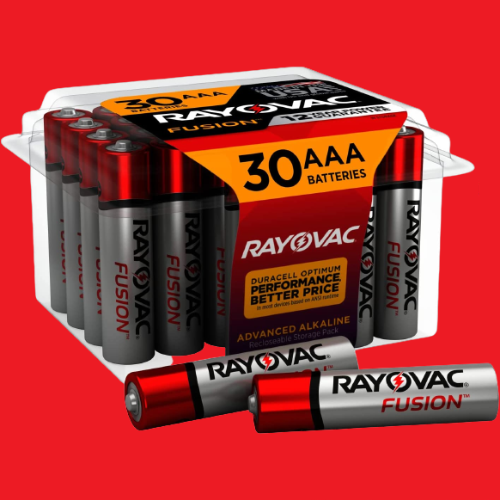 30-Count Rayovac Fusion Triple A Alkaline Batteries as low as $14.68 After Coupon (Reg. $22.58) + Free Shipping – FAB Ratings! 49¢/Battery! 12 Year Power!