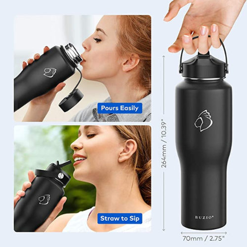 Today Only! Save BIG on BUZIO Insulated Water Bottle from $19.99 (Reg. $24.99) – 2.7K+ FAB Ratings!