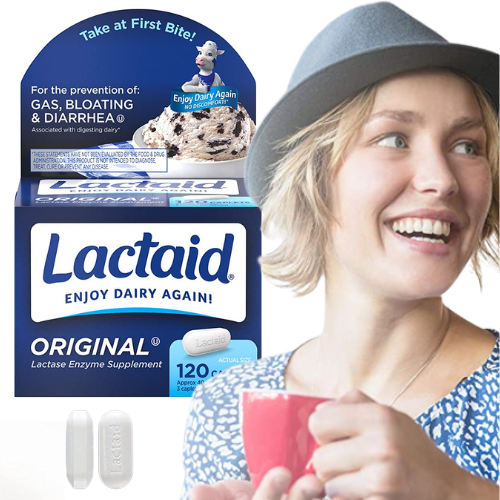 TWO 120 Count Lactaid Original Strength Lactose Intolerance Relief Caplets as low as $7.21 EACH After Coupon (Reg. $13.74) + Free Shipping – 6¢/Caplet – Buy 2, Save 50% on 1!