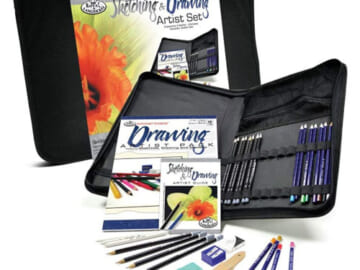 Royal & Langnickel Sketching and Drawing Studio Artist Set $15.96 (Reg. $29.99) –  Includes 34 Art Supplies