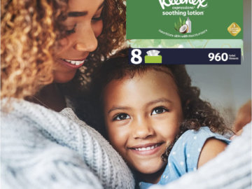 960-Count Kleenex Expressions Soothing Lotion Facial Tissues as low as $12.79 Shipped Free (Reg. $31) – $1.60/120-Count Box or 1¢/Tissue! With Coconut Oil, Aloe & Vitamin E!