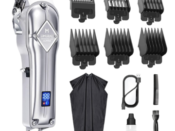 Men’s Professional Wireless Hair Clippers Set for just $19.79! (Reg. $40)