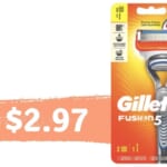 $2.97 Gillette Fusion5 Razors at CVS