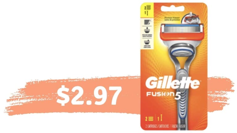 $2.97 Gillette Fusion5 Razors at CVS