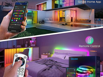 Colorize you Life with Govee 16.4ft RGBIC LED Strip Light w/ Bluetooth and Remote $15.99 After Coupon (Reg. $22.99) – 3.3K+ FAB RAtings!