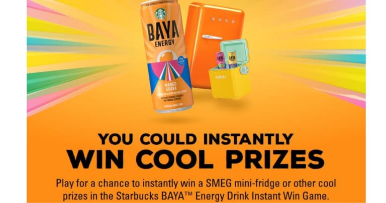 BAYA Energy Drink Instant Win Game