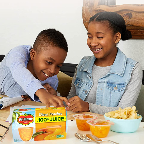 FOUR 12 Cups Del Monte Diced Peaches Fruit Snacks in Fruit Juice as low as $5.17 EACH Box After Coupon (Reg. $12) + Free Shipping! 43¢/4 Oz Cup! + Buy 4, Save 5%