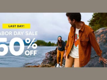 50% Off Eddie Bauer Sale Extended Thru Today!